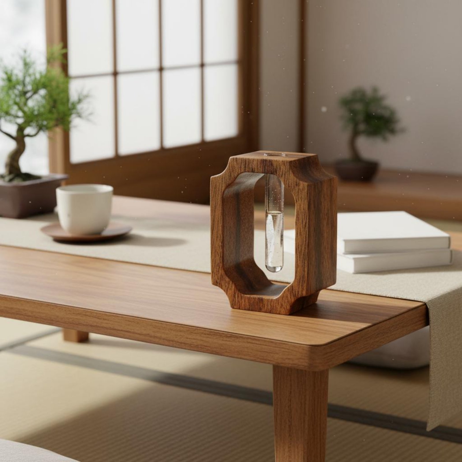 Walnut Wood Vase Easy to Clean - Propagation Station Vase review and price