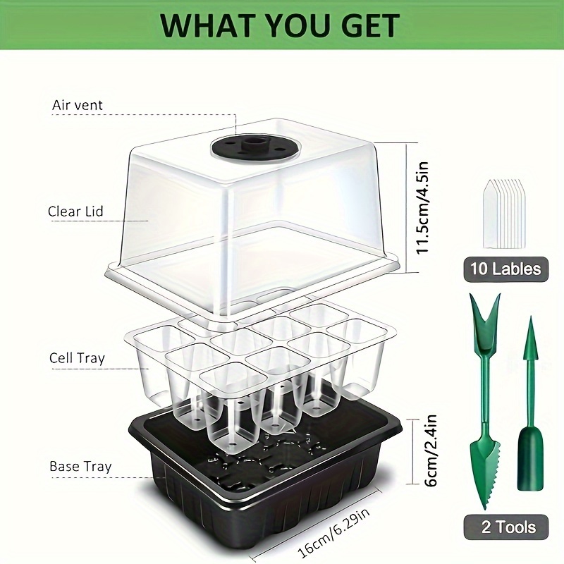 Seedling Starter Kit - 1/2/3 s - Humidity Dome Kit review and price